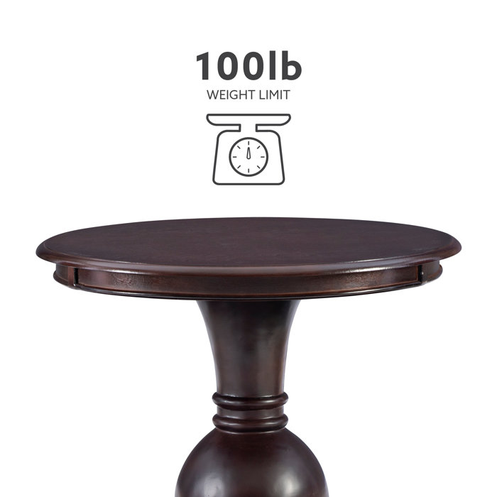 Three Posts™ Knight 26” Round Pedestal End Table & Reviews | Wayfair